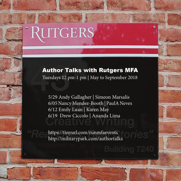 RUN MFA Author Talks - June